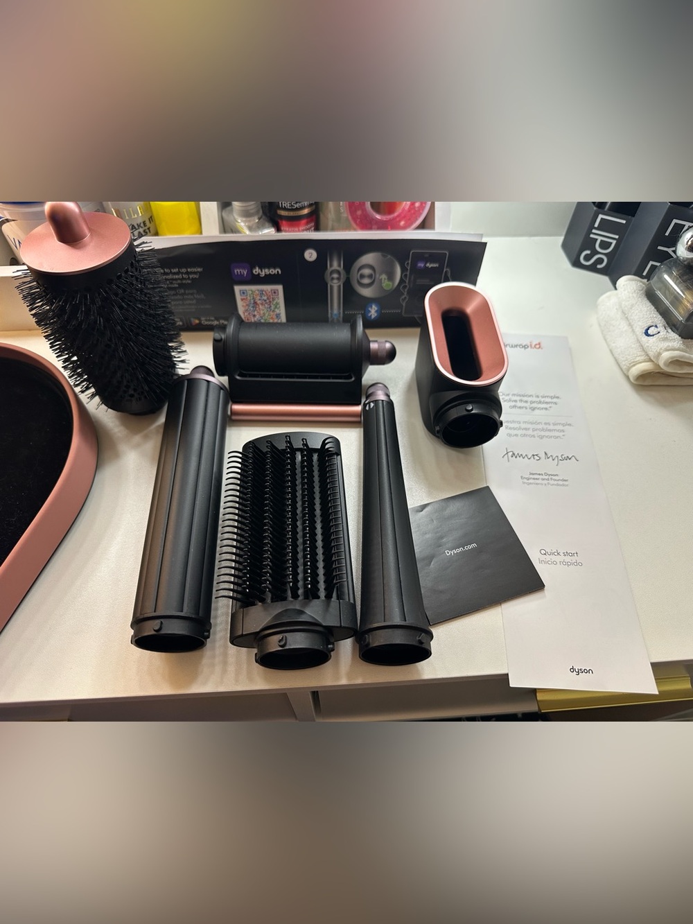 Pink Dyson i.d. Curl Airwrap